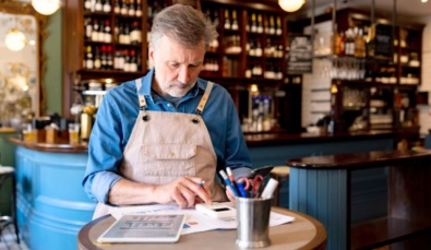 business owner preparing ATO tax return at tax time
