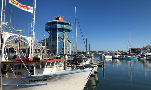 Mooloolaba wharf on the Sunshine Coast